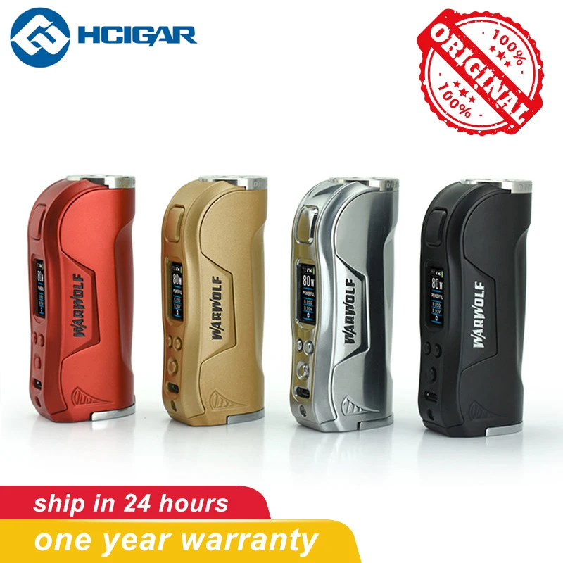 Оригинальный Hcigar Warwolf 80 Вт TC бокс мод vape Kit XT80C чипсет испаритель питание 18650