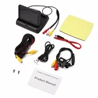 СВЕТОДИОДНЫЙ монитор, комплект помощи при движении задним ходом со складным дисплеем и камерой заднего вида с бабочкой, водонепроницаемая автомобильная Система помощи при парковке