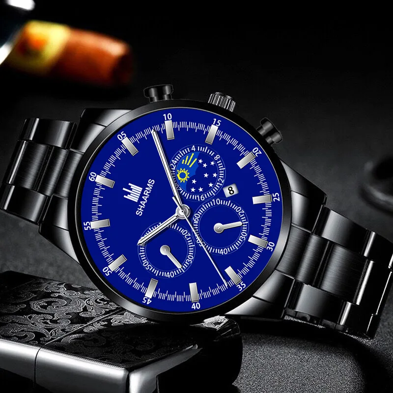 

2021 Watch For Men New Mens Watches Brand Steel Belt Waterproof Sport Date Quartz Watch For Men Relogio Masculino