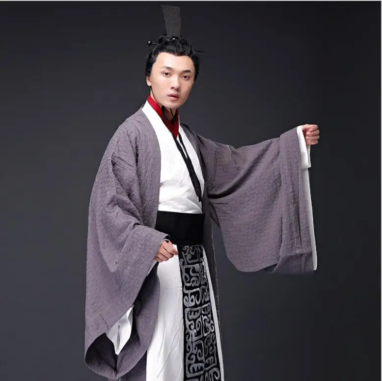 

Оригинальная Высококачественная винтажная мужская хлопковая одежда Hanfu Sima Yi, домашний костюм для студийной фотосъемки