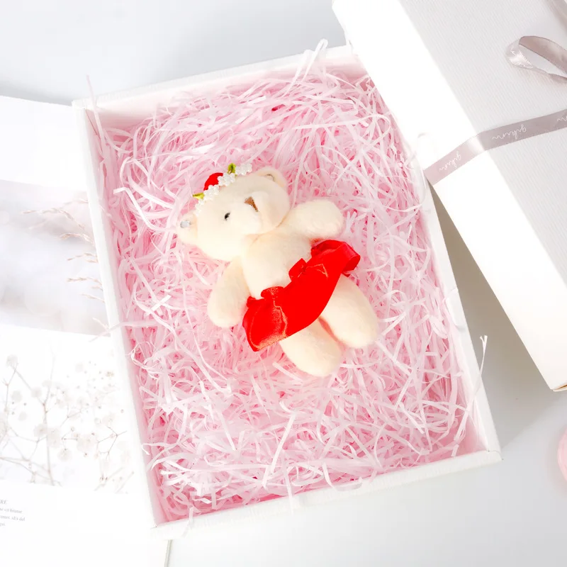 50 г/100 г многоцветный Лафит трава измельченная бумага наполнитель подарочной