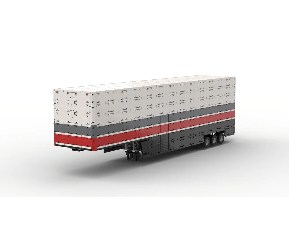 

New Legoins lepins technology building block MOC American truck semitrailer Trailer Truck trunk assembly toy boy birthday gift