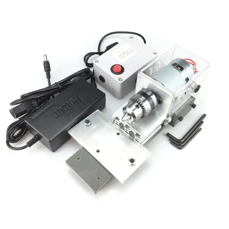 

1560 short lathe + stepless speed regulation multi-function micro lathe grinding and polishing car bead ball machine mini lathe