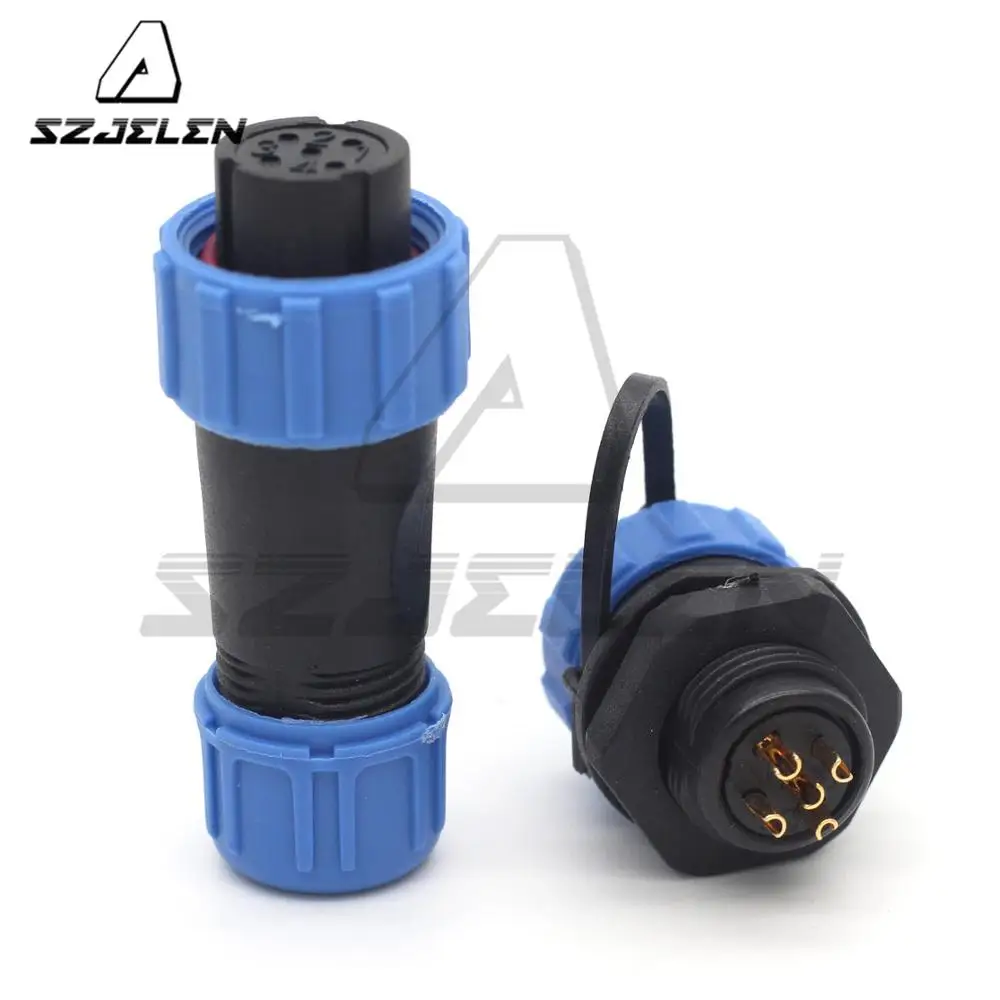 5 контактный водонепроницаемый разъем SP13 IP68 круглые разъемы для розеток