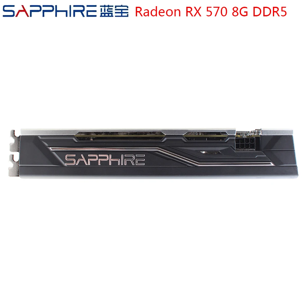 Видеокарта SAPPHIRE AMD Radeon RX 570 8 GB, игровые видеокарты для ПК, видеокарты GPU RX570 8GB GDDR5 256bit для ПК, используемые карты RX570