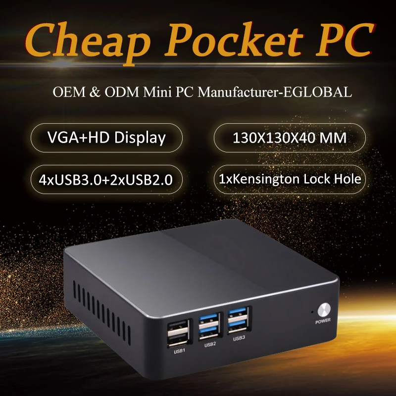 Самый дешевый ПК вентилятор i3 i5 i7 DDR3L/DDR4 игровой HD VGA WIFI Bluetooth Win7/8/10 Linux|Мини ПК| |
