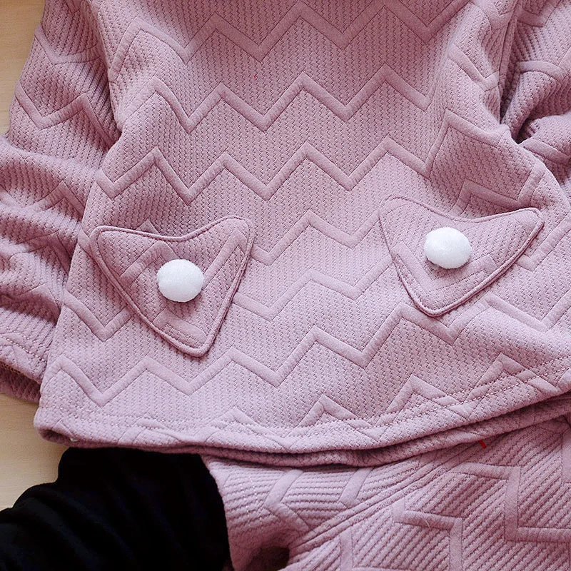 2019 Newest Children casual clothes sets Girl's spring autumn clothing toddler hoodies+pants 2pcs sports suits | Детская одежда и