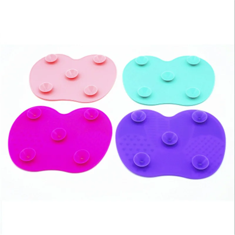 Силиконовый коврик для макияжа 1 шт. очистки мытье кистей гелевый ручной