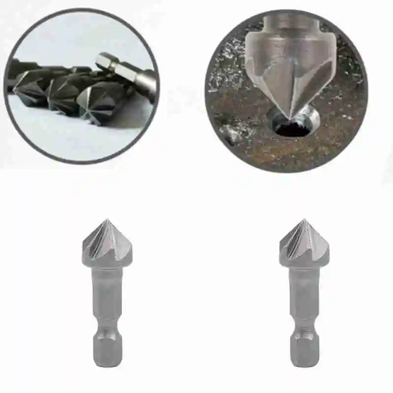 

Six-blade Hexagonal Shank Chamfering Tool