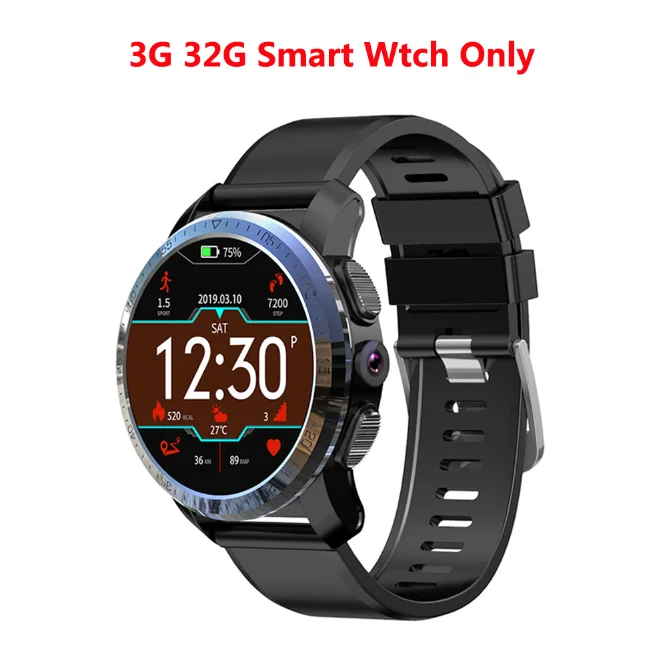 3G 32G Смарт-часы Kospet Optimus Pro с gps, 3 ГБ, 32 ГБ, водонепроницаемые, 1,39 дюймов, Android7.1.1, AMOLED, WiFi, с камерой 8,0 МП, спортивные Смарт-часы для мужчин - Цвет: 3G 32G