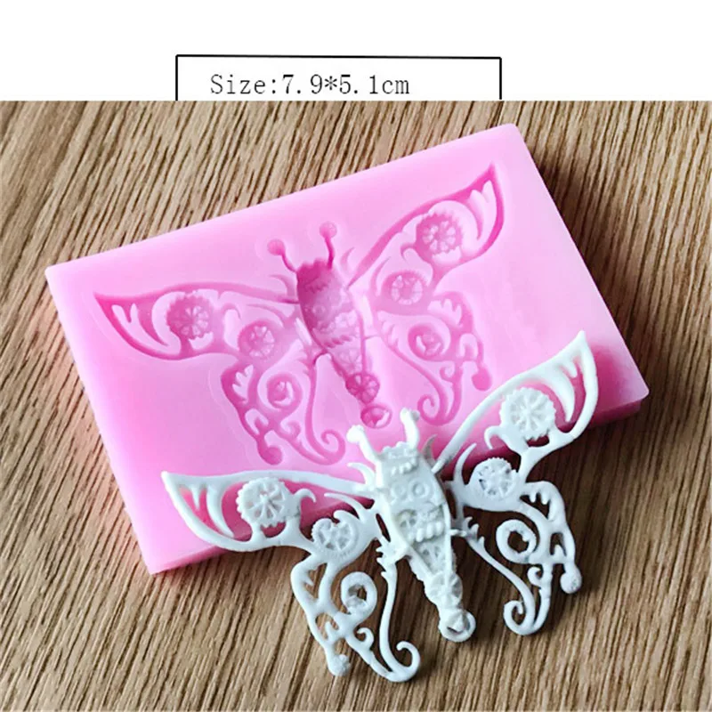 European Lace Silicone Mold for Fondant, DIY Embossed Cake Decorating Tray, Chocolate and Soap Baking Mold image 4