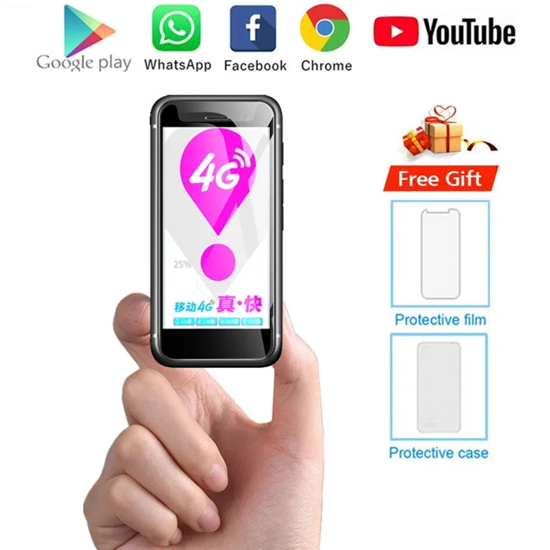 

Новый ультратонкий мини-смартфон Melrose K15 4G LTE 2,45 дюймов Android 7,0 MT6737 2 Гб ОЗУ 8 ГБ/32 Гб ПЗУ четырехъядерный сотовый телефон со сканером отпечатка ...