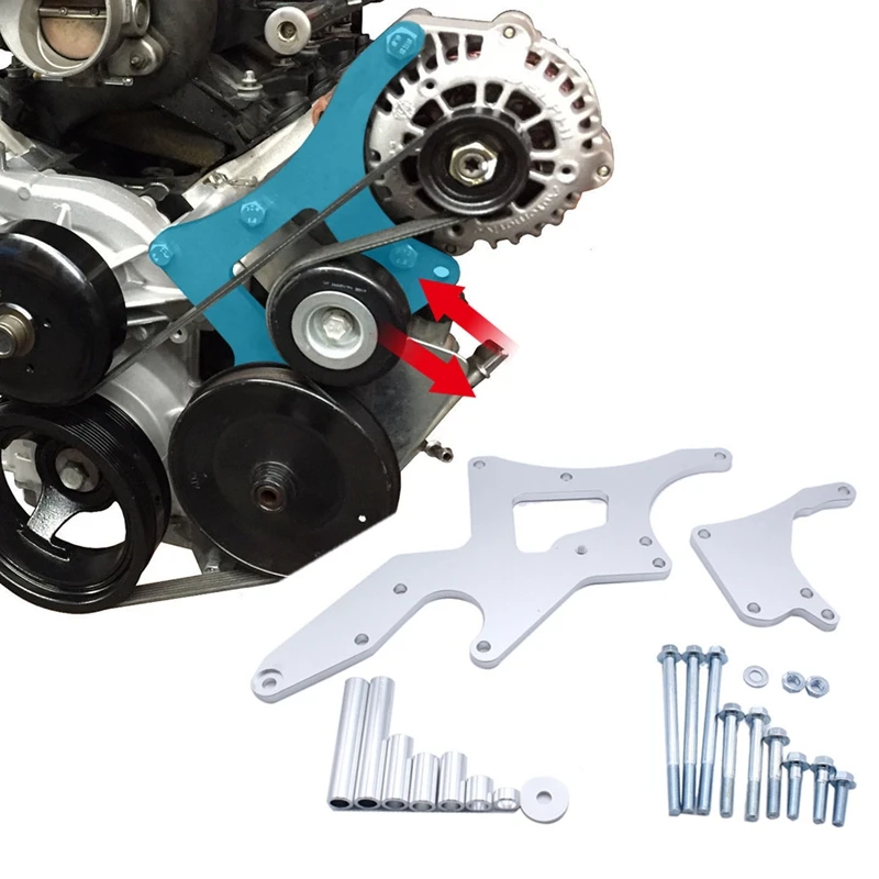 

LS Engine Serpentine Bracket Alternator & Power Steering Pump Fits for GM Car & Trucks GM Truck & SUV 1999-2013