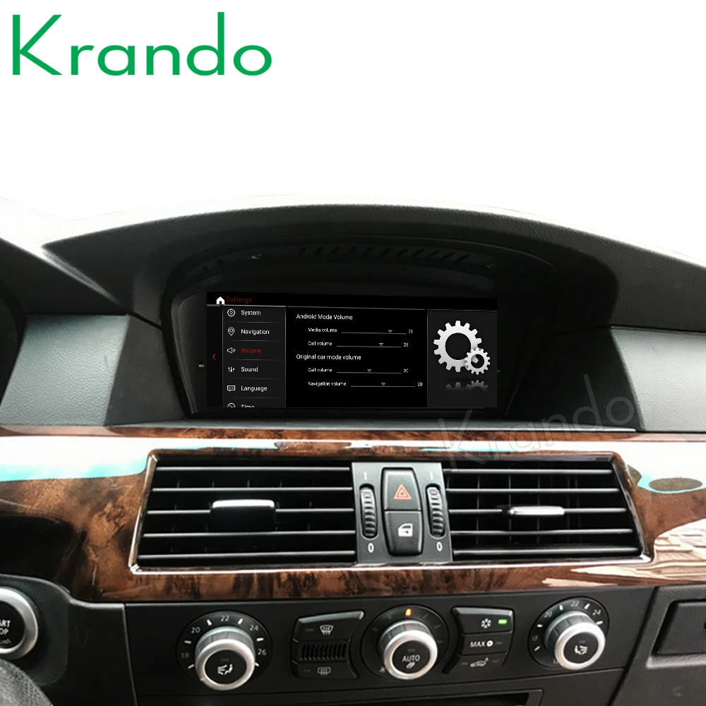 Krando Android Qualcomm 10 0 4G 64G 8 ''Автомобильная Навигация для BMW 5 серии E60/BMW 3 E90 2005 2012 CIC CCC