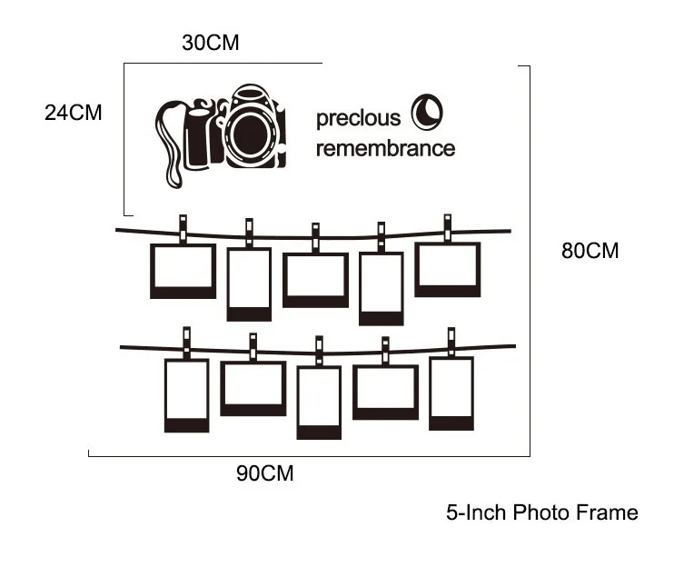 Романтическая рамка Акриловые 3D наклейки на стену гостиная спальня УЮТНЫЕ