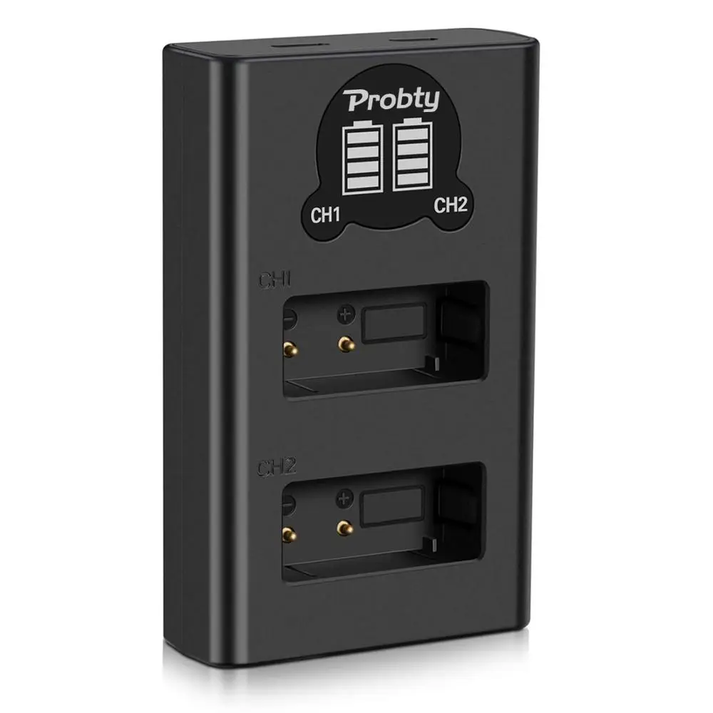 2300 мА/ч, DMW-BLF19 ДМВ BLF19 BLF19E DMW-BLF19e DMW-BLF19PP Батарея+ светодиодный двойной USB Зарядное устройство для цифрового фотоаппарата Panasonic Lumix GH3 GH4 GH5 G9 - Цвет: 1 Pc Charger