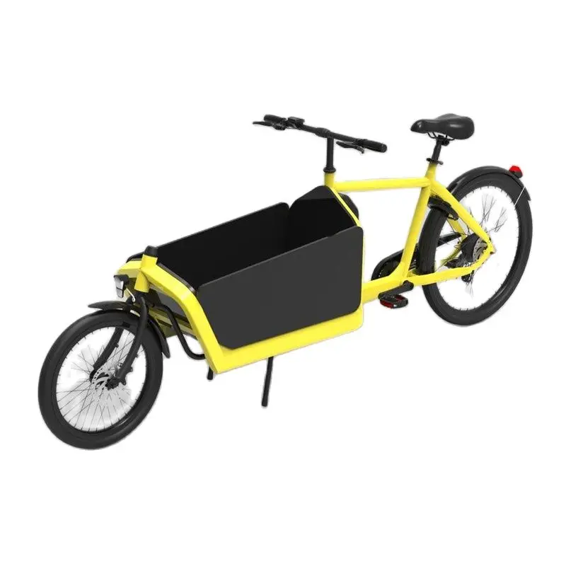 

2-колесный скутер электрический или Педаль Грузовой велосипед рама Bakfiets грузовой велосипед, способный преодолевать Броды для ребенка