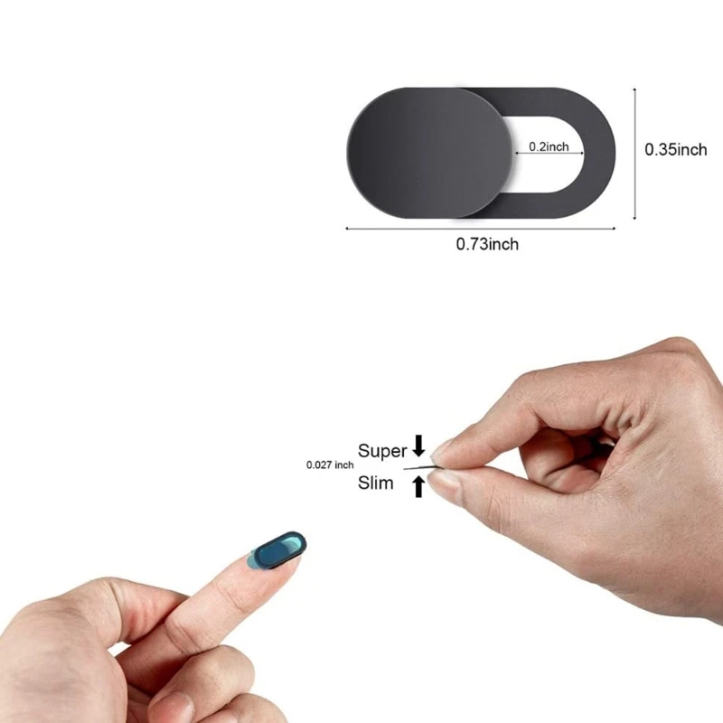 

6 Pack Laptop Camera Cover Slide Cute Webcam Cover Slide Cute Phone Camera Blocker Webcam Privacy Cover for Phone Pad