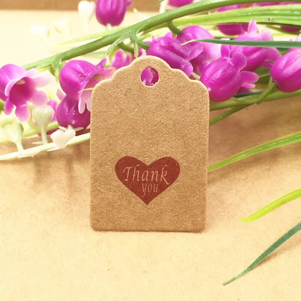 100 шт. 3*2 см подвесные бирки из крафт бумаги/Подарочные сделай сам Подарочные