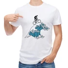 Модная Летняя мужская футболка TEEHUB для велоспорта, хипстерская футболка с коротким рукавом и круглым вырезом, крутые футболки