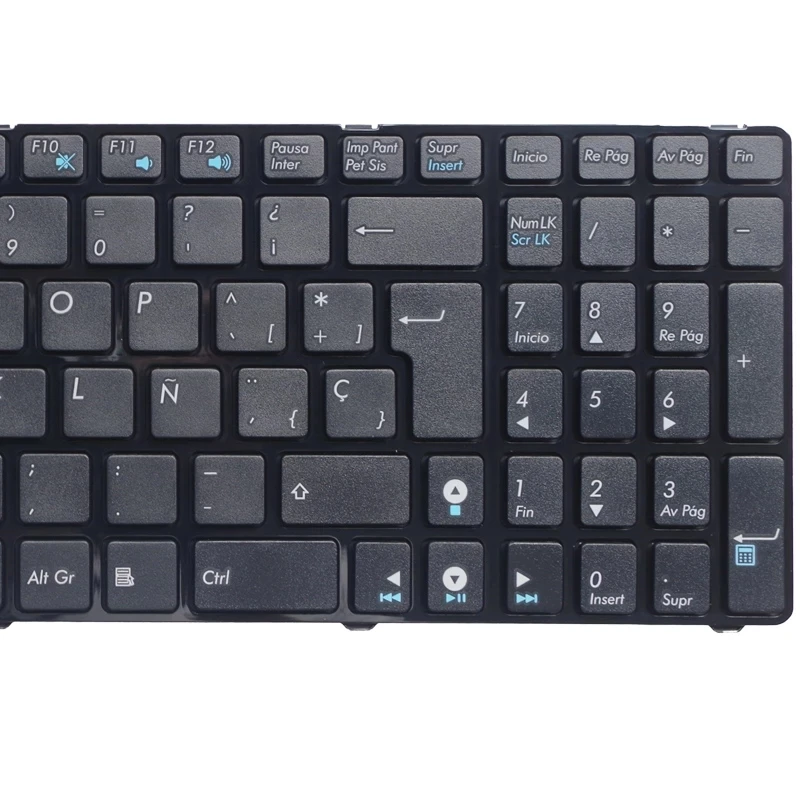 SP новая клавиатура для ноутбука ASUS X55U K73B NJ2 P52 P52F P52JC P53 P53E P53SJ W90 с испанской