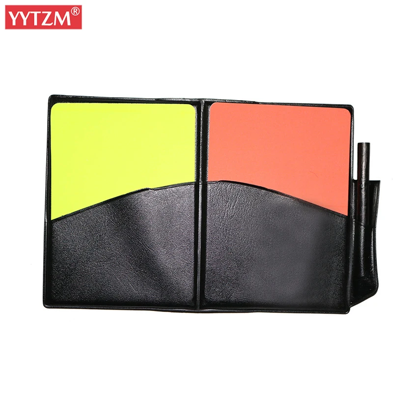 Спортивная Команда футбольный арбитр красный и желтый карточка с кобурой