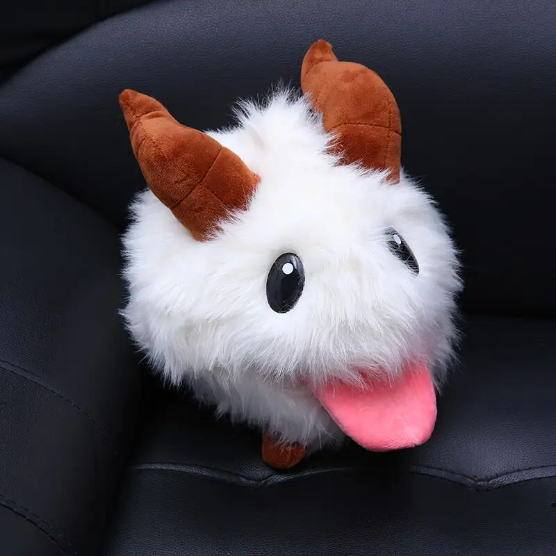 

Kawaii Plush Toys for Girls Game League of Legends Pual Lol Limited Poro Toy Doll White Mouse Cartoon Toy Birthday Holiday Gift