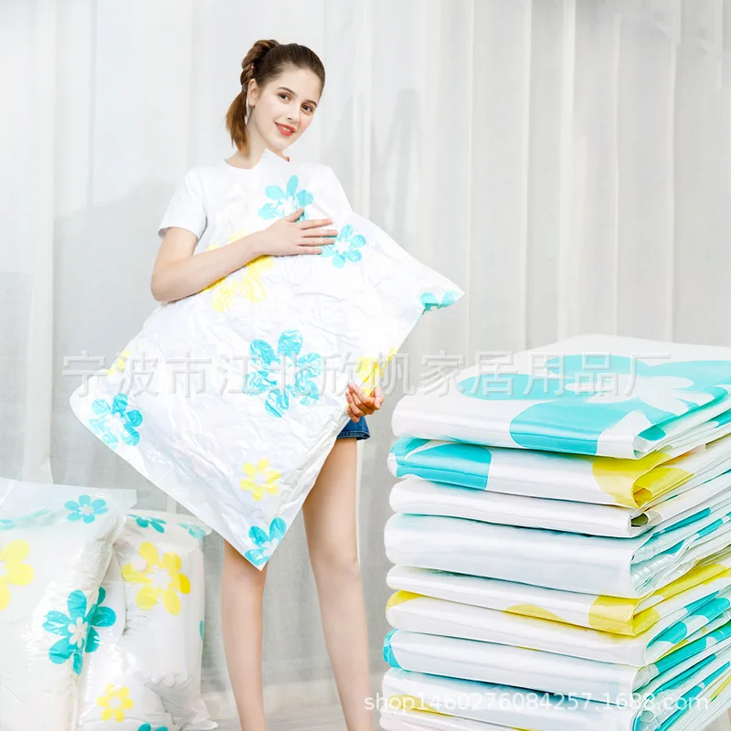 

Vacuum Compression Bag 6 Extra Large with Hand Pump Organizing Storage Bag Cotton-padded Clothes Cotton Blanket Storage Compress