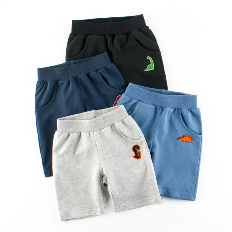 

PatPat Fashionable Dinosaur Embroidered Shorts