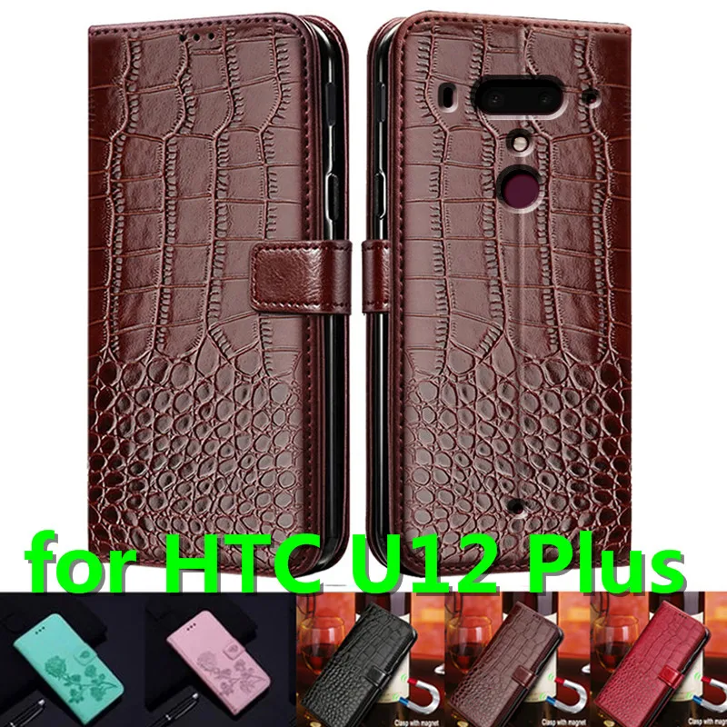 

Luxury Retro Flip PU Leather Case for HTC U12 Plus Magnetic Book Case for HTC U12 Plus With Card Holder