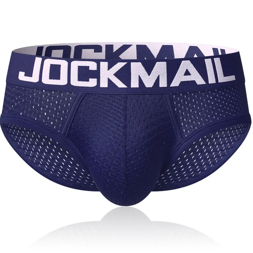 Трусы брифы Jockmail мужские нижнее белье для большого пениса джоки сетчатые трусы