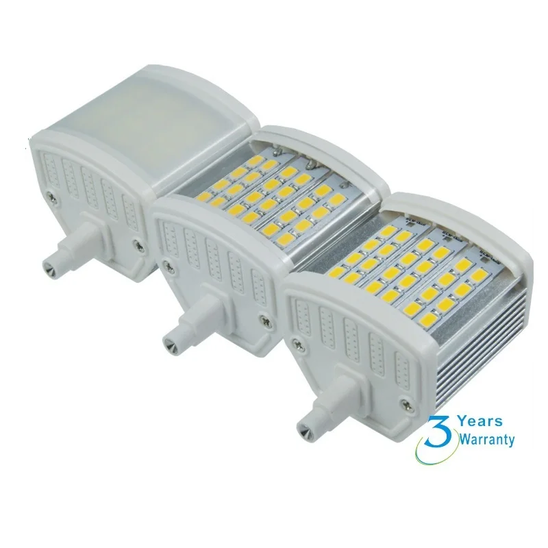30 шт./лот 78 мм Светодиодная лампа R7S 8 Вт с 24 шт. SMD5730 j78 трубка прожектора AC85-265V 3 года