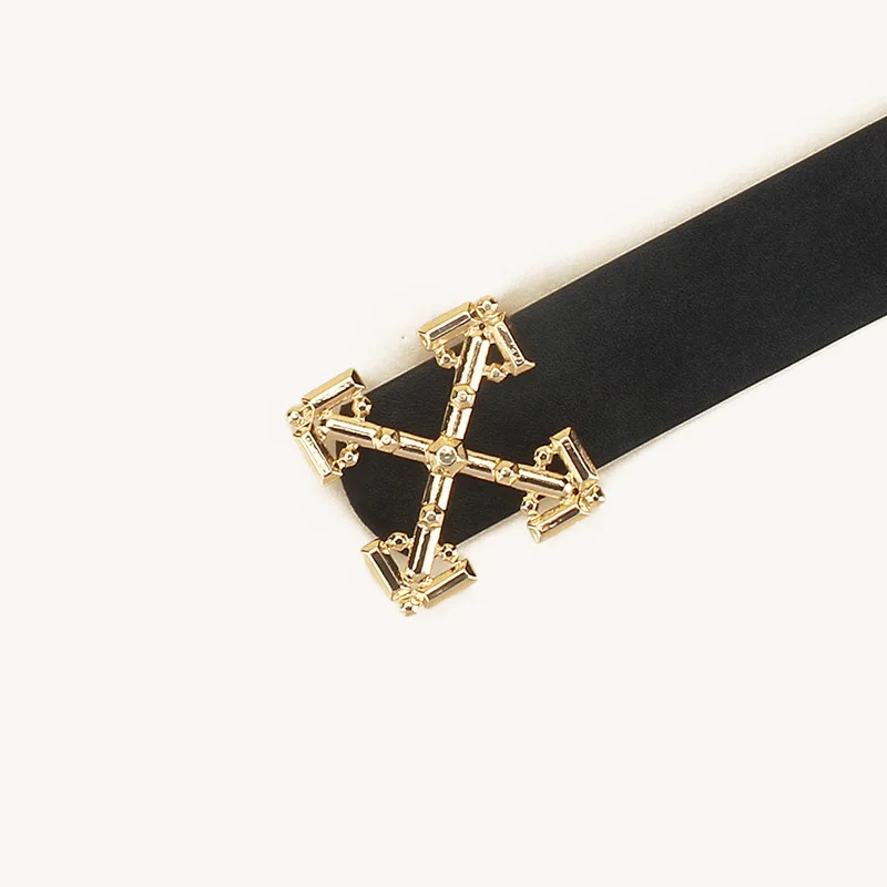 

Luxury Brand Belt for Women New Fashion Designer Belts for Men Gold Metal Arrow Pink Buckle Waist Strap Wristband Hand Dispenser