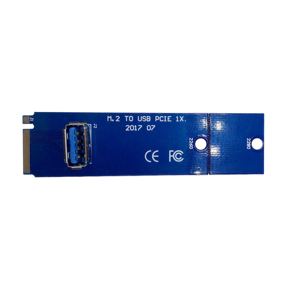 

Переходник NGFF M.2 на USB 3,0, карта M2 M Key на USB3.0 для PCIe PCI-E, переходная карта для майнинга 1x на X16, переходная карта