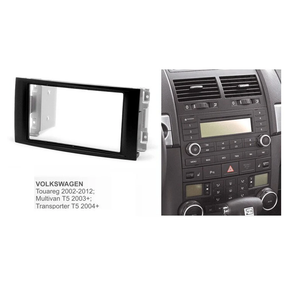 Двойная Din панель для Volkswagen VW Touareg Multivan Transporter Радио DVD стерео крепление приборной