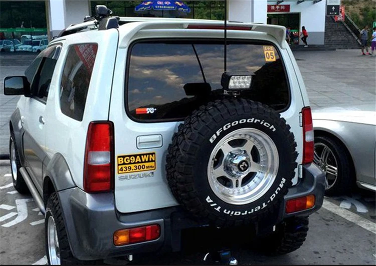 Спойлер для Jimny 2007-2014 Suzuki JIMNY спойлер DLEK из АБС-пластика цвет заднего крыла