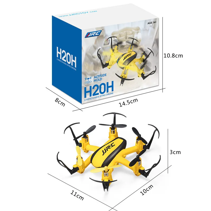 Дрон JJRC H20H Радиоуправляемый для Nano гексакоптера 2 4 ГГц канала 6 осей высота