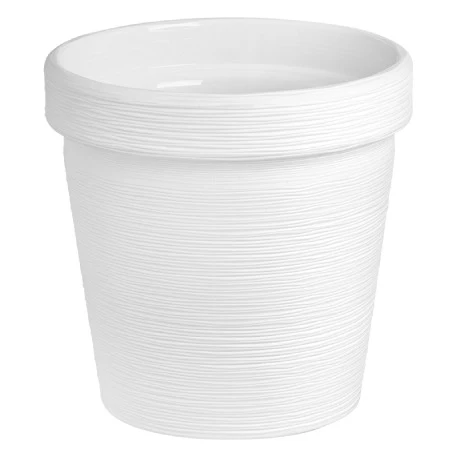 Кашпо для цветов Терра 16 5*16 см 2 35 л. Белый | Дом и сад