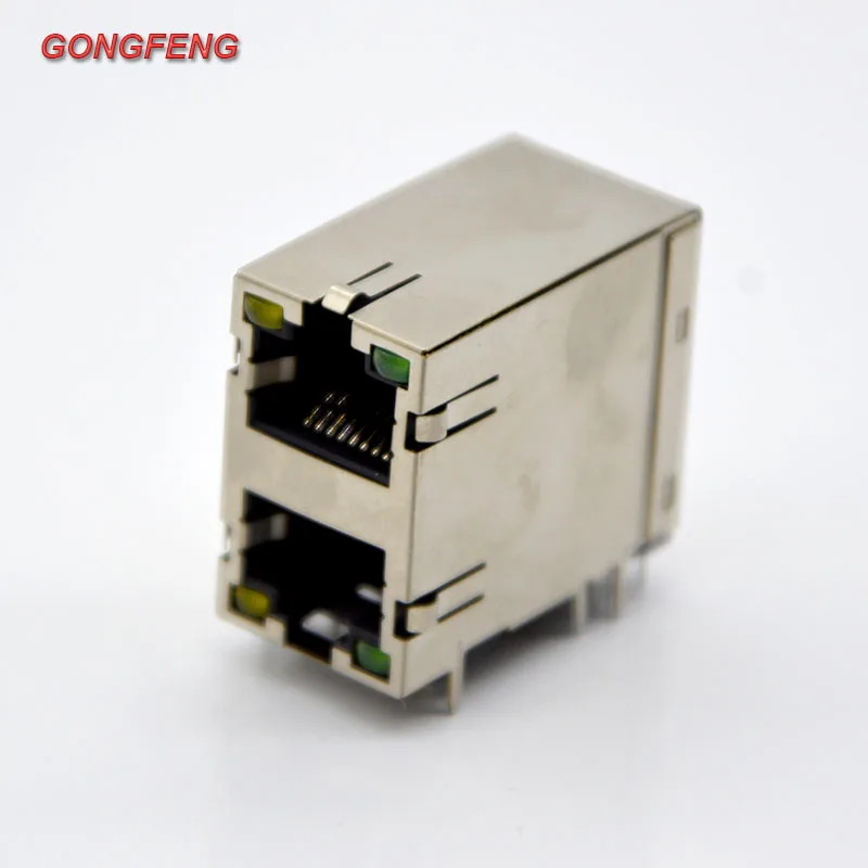 Новый сетевой Соединительный модуль RJ45 90 градусов двойной 59 2x1/специально для