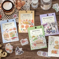 40 pcs vintage cute sweet life washi sticker diy decoraitve diary journal craft scrapbooking planner label stickers stationery