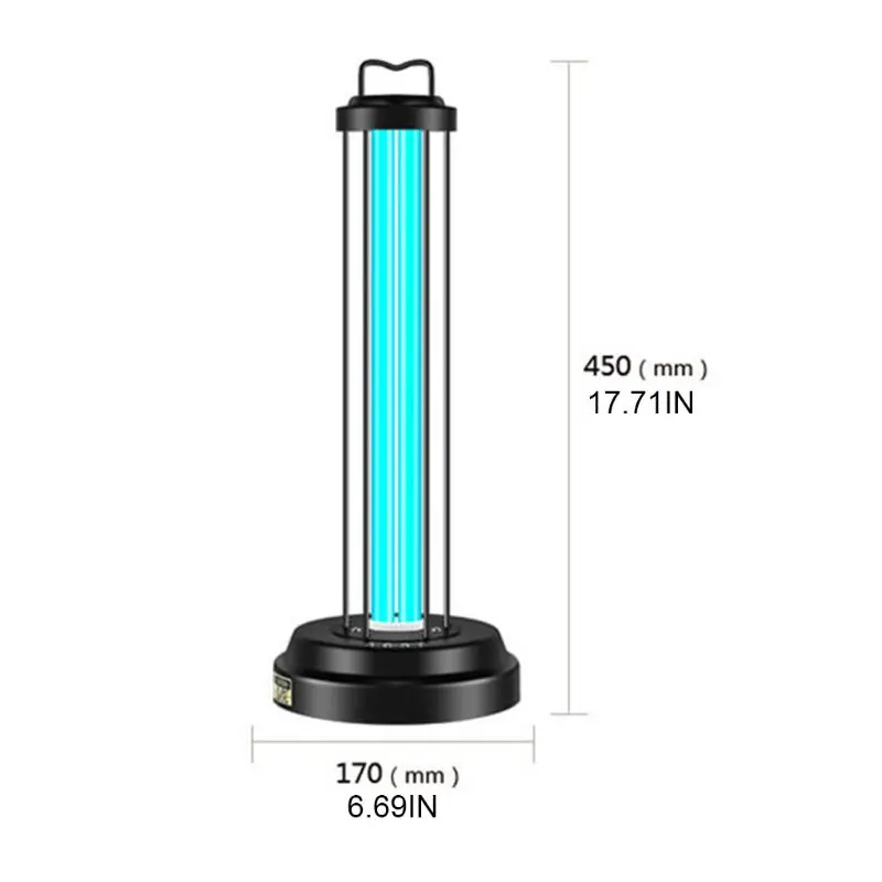 

Household Ultraviolet Sterilizer Light 360 Degree UV Ozone Disinfection Lamp