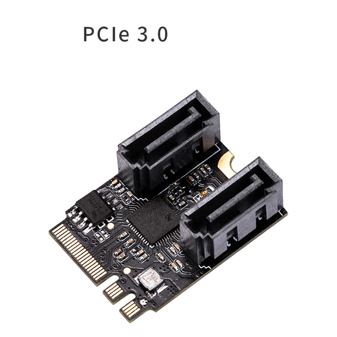 Карта адаптера XT-XINTE M.2 на Sata 3 A-Key и E-Key pci-3.0 2 порта SATA 6 ГБ/сек. Бесплатный драйвер
