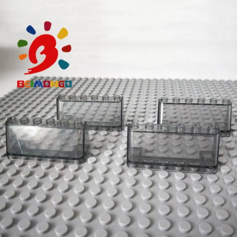 Бесплатная доставка! Строительные блоки BEIMONGO MOC Windscreen 2x6x2 Window 10 шт. детские