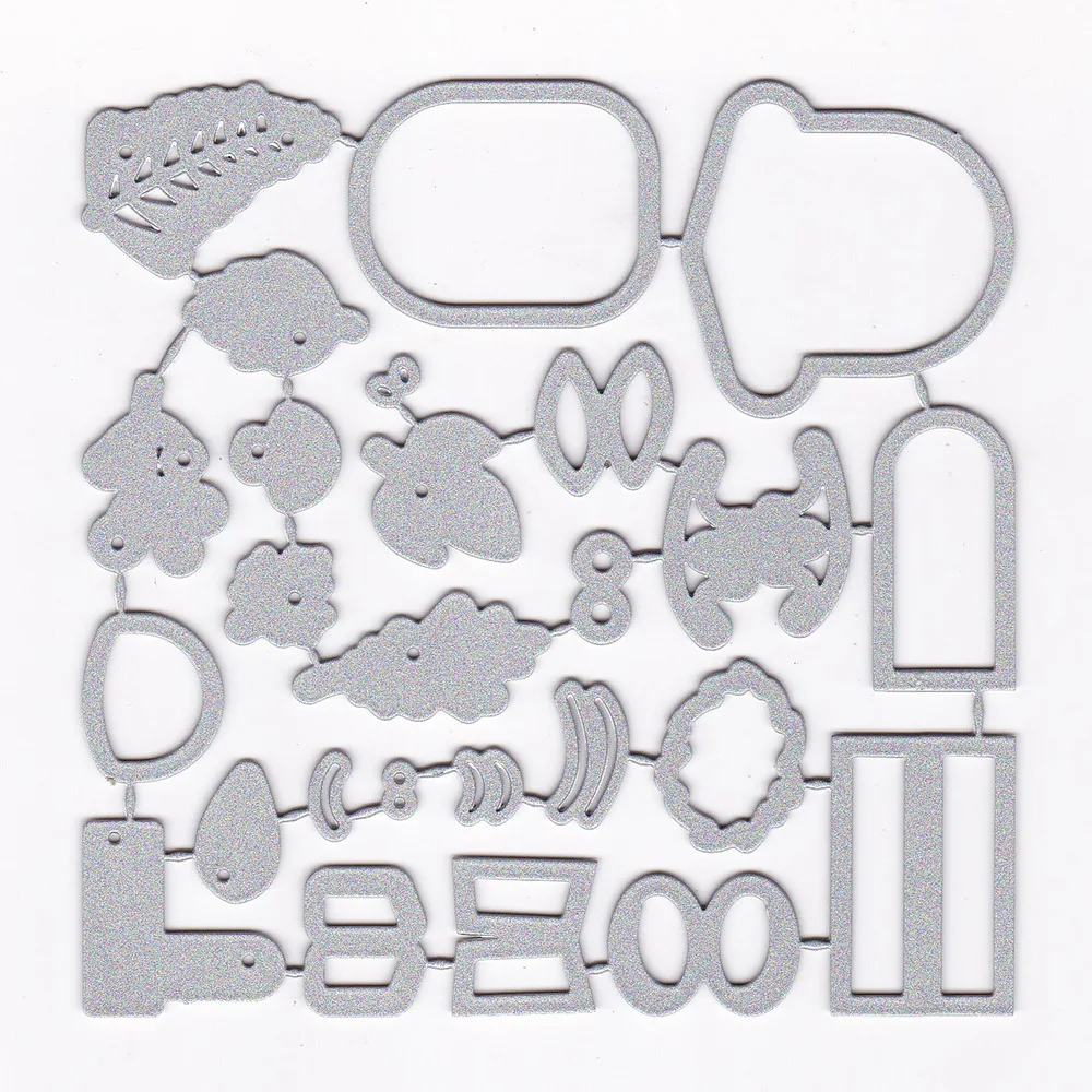 Рождественский олень металлический Трафаретный вырубной штамп инструмент для