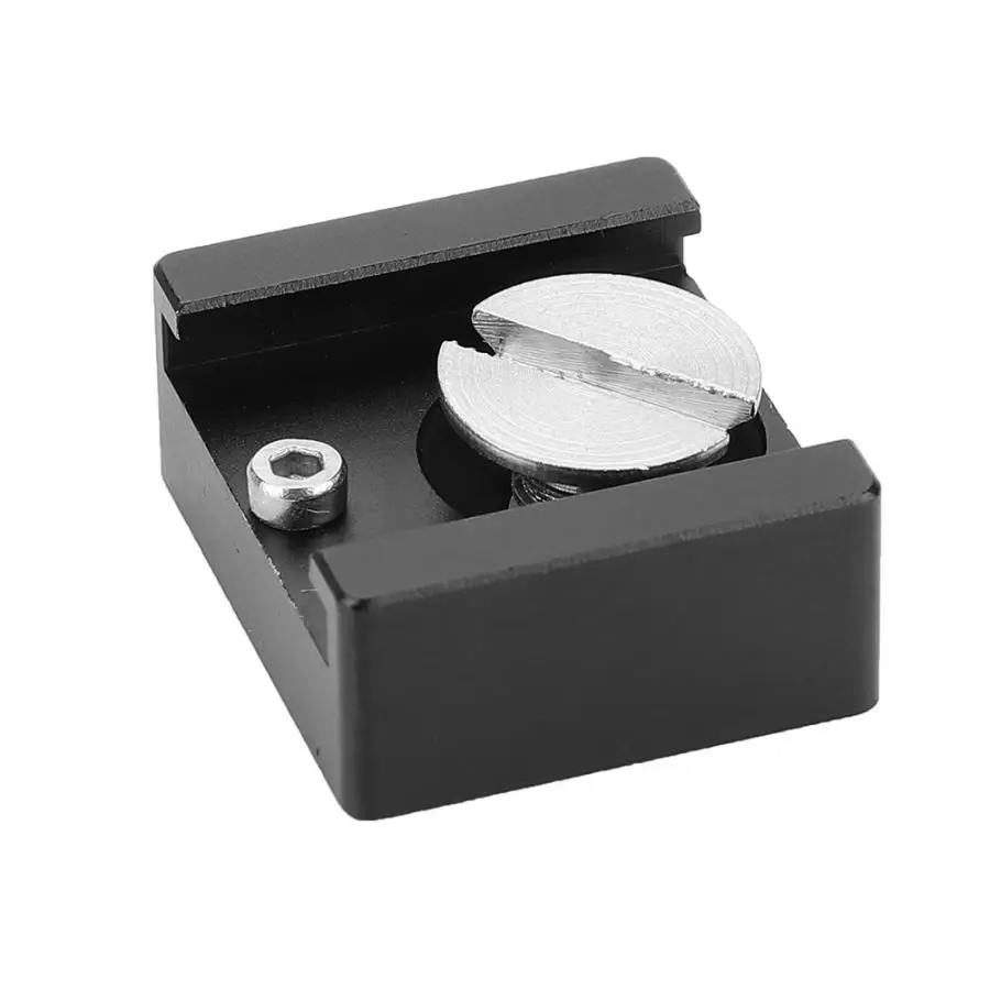 Держатель объектива с резьбой 1/4 дюйма из алюминиевого сплава Холодный башмак