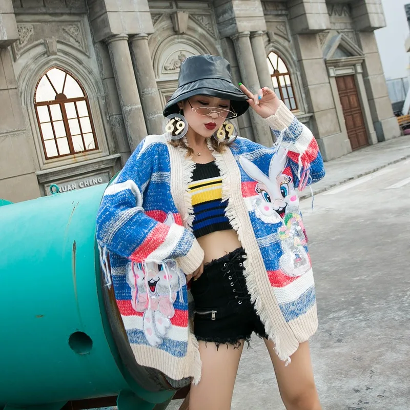 Женская осенне-зимняя элегантная одежда с цветными блоками свитер милым