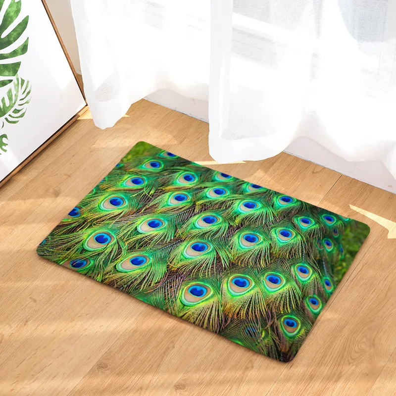 Новый продукт термотрансферный фланелевый японский павлин цифровая печать