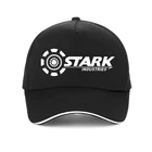 Бейсболка Tony Stark Industries Мужская, повседневная хлопковая кепка с супергероями, с прямым козырьком, Железный человек, лето, 2020