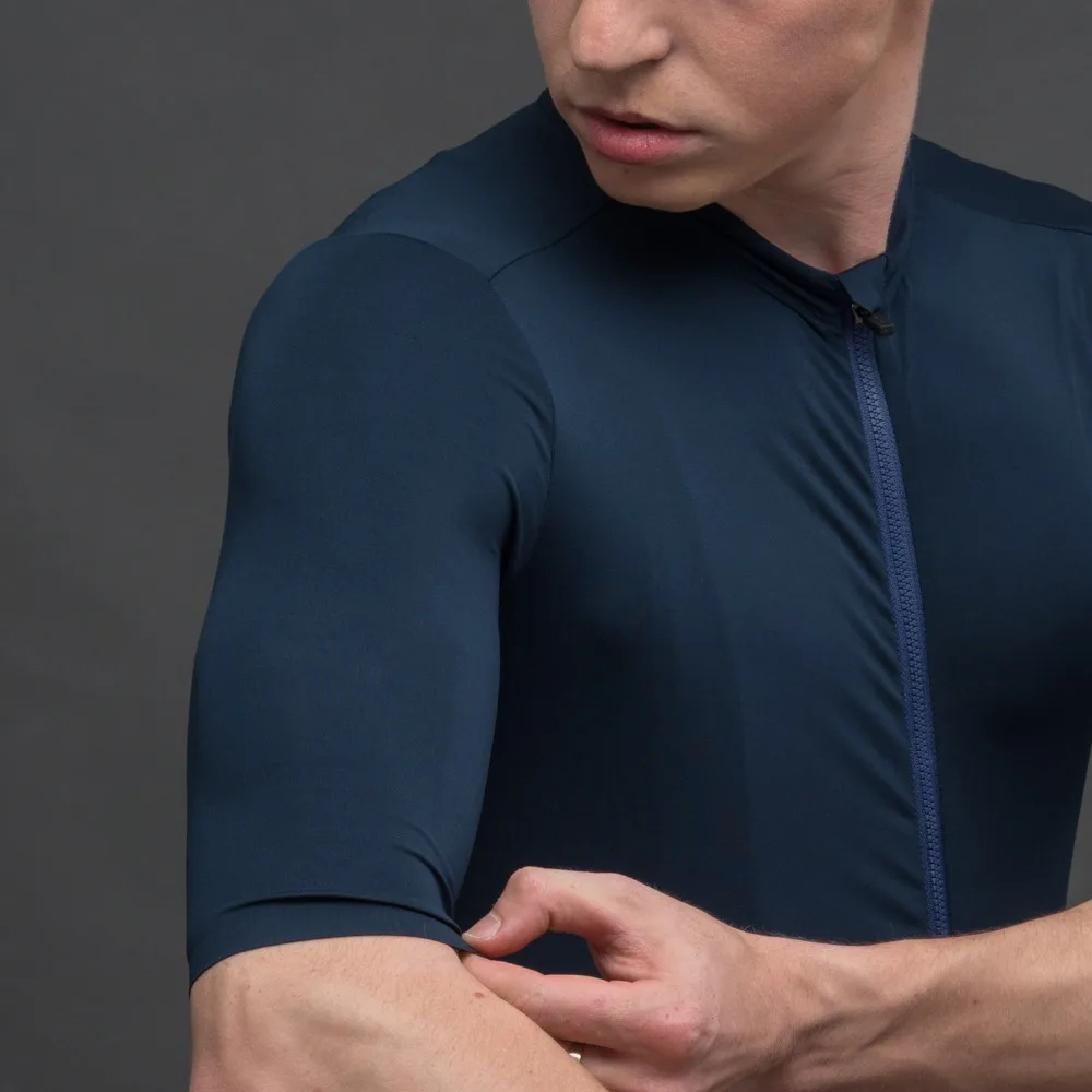 SPEXCEL новая версия темно-синий pro team aero легкий короткий рукав Велоспорт Джерси бесшовный процесс дорожный Велоспорт снаряжение