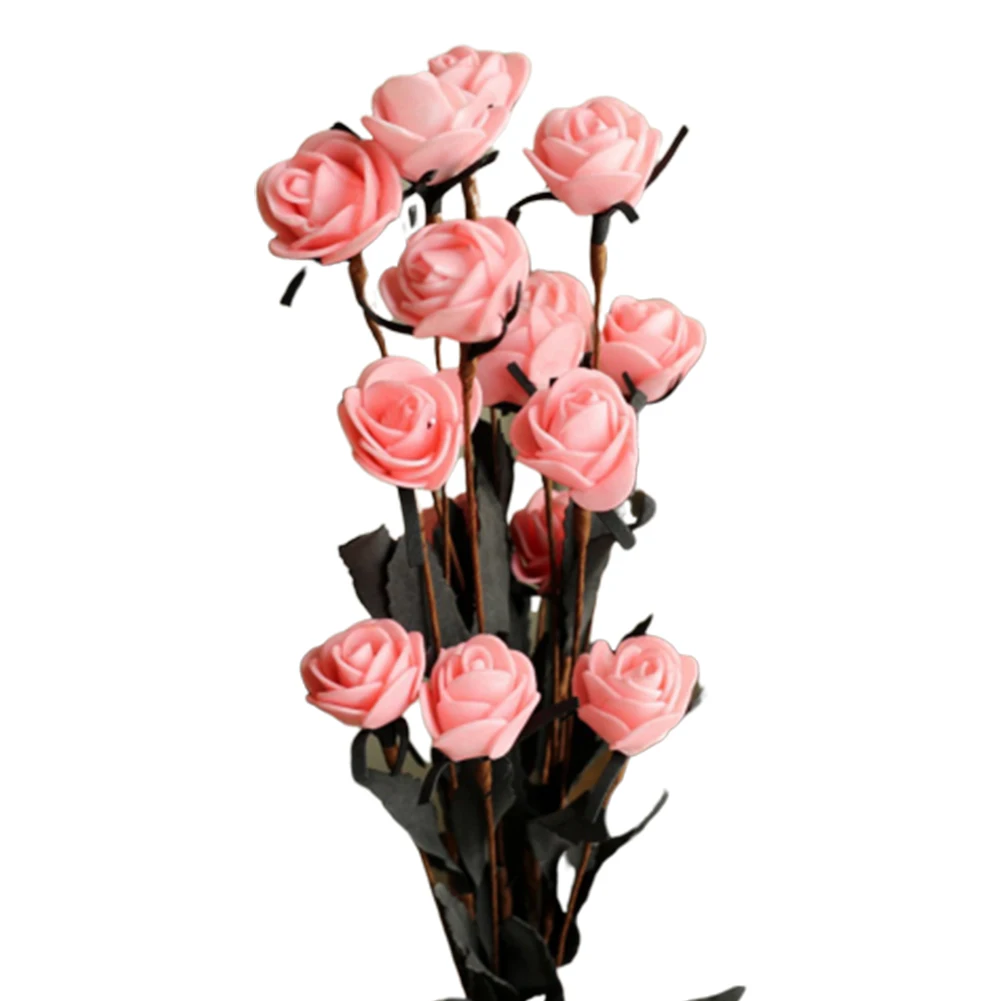 1 шт. 15 головок яркий цвет не выцветает искусственный цветок домашняя комната сад